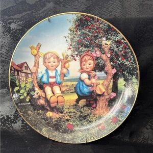 Hummel “Apple Tree Boy & Girl” decorative plate.